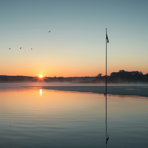 A calming, reflective instrumental composition highlighting the nation's beauty and pride. Featuring gentle crescendos and soft melodies, it evokes a sense of peace and reverence, inspiring listeners to reflect on their history and national identity.