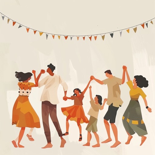 A touching klezmer melody on the fiddle conjures images of warm, joyous family gatherings, filled with dancing and laughter. Traditional accompaniments add depth and texture, creating an emotional and dynamic musical journey.