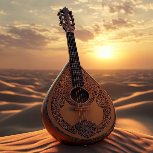 An instrumental composition that transports listeners across vast deserts, weaving the sounds of ancient empires with modern rhythms to create a captivating auditory experience.