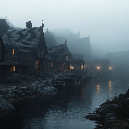 A melancholic and eerie journey through shadows of forgotten eras, using traditional nordic folk elements. The violin leads, weaving sorrowful melodies that paint a bleak, haunting picture of a time long past.