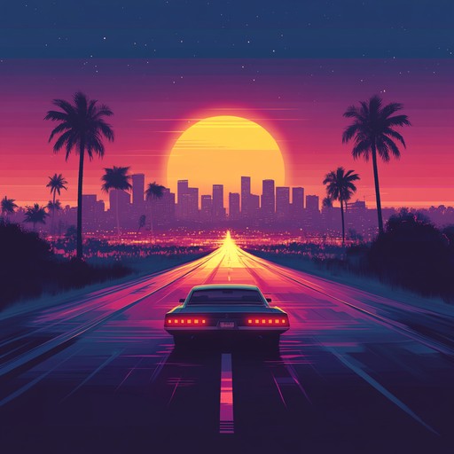 This instrumental piece captures the essence of the 1980s synthwave era, featuring uplifting and energetic synth melodies layered over driving beats. It's a vibrant journey that transports listeners back to a time of neon lights and electric dreams, evoking feelings of joy, nostalgia, and excitement.