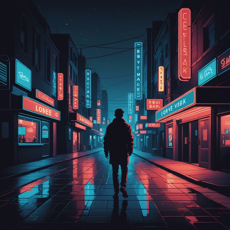 A track reverberating the echoes of a solitary urban night, blending the deep soulful essence of blues with the edgy intensity of rock. Think neon lights, empty streets, and the distant sound of sirens blending with a smoky bar atmosphere. The music captures the essence of night time city life: part exuberance, part loneliness.