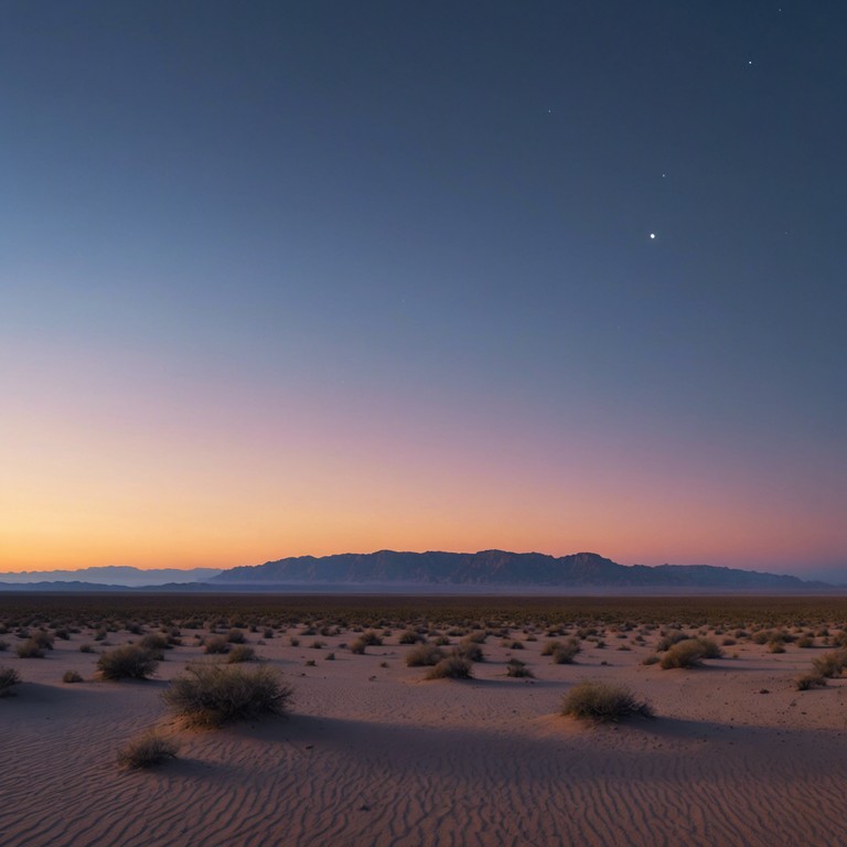 This piece captures the essence of a serene desert landscape, enriched with the seductive charm of middle eastern musical traditions. It transports the listener to a world where the winds whisper age old secrets through undulating melodies.