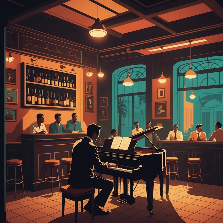 A luxurious musical journey where the vibrant culture of cuba meets the polished tones of jazz piano. This track wraps you in the warm night air of an enchanting cuban escapade, enriched with complex musical sophistication and the pulse of latin life