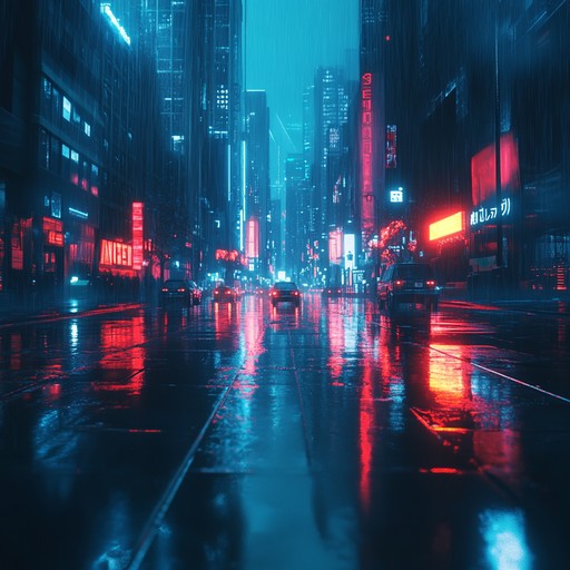 Step into a rain soaked world of neon lights and dark alleys with relentless, driving synth scapes. The beats echo through the urban jungle, creating a deeply immersive experience that feels both futuristic and gritty.