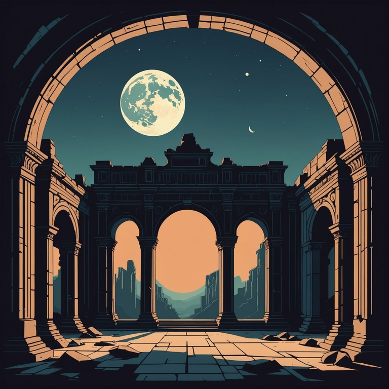 This piece transports listeners back to the mystique of ancient ruins and the enigmatic aura surrounding their historical narratives, utilizing ethnic instruments and ambient sounds to enhance the overall experience.