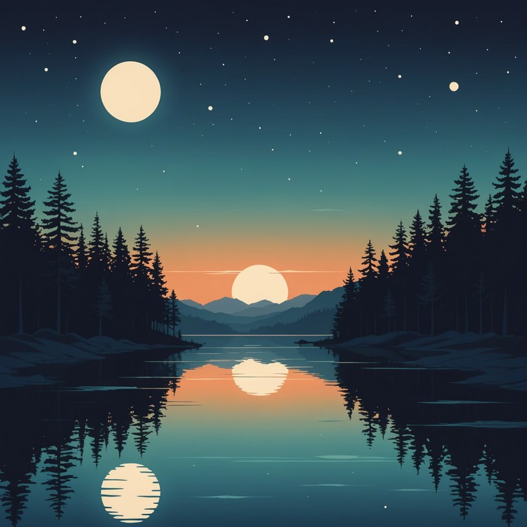 Imagine a tranquil night where ethereal melodies blend with the shadows, creating a soundscape that invokes a deep, sensual tranquility. Soft, pulsating rhythms couple with haunting reverbs to craft an intimate dreamscape.