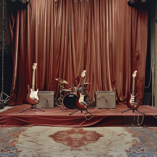 This captivating instrumental blends the grandeur of symphonic elements with the raw energy of rock. Slow paced, evocative strings and powerful guitar riffs intertwine, creating an emotional rollercoaster. The song evokes romantic, fiery, and lush atmospheres, building from gentle whispers to grand, climactic crescendos. Perfect for evoking intense passion and deep emotions.