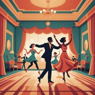 saxophone melody, swing jazz revival