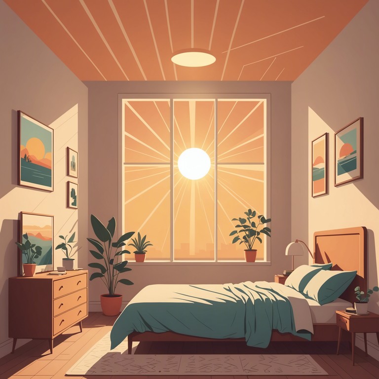 This track uses gentle instrumental layers to evoke the feeling of waking up refreshed and hopeful, with sunlight filtering into a cozy bedroom. The music combines soft dynamics with a slightly uplifting progression to start the day with positivity.