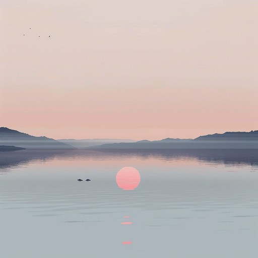 Experience a meditative instrumental track that evokes the serene beauty of sunset over a quiet landscape. The calming downtempo beat, enriched with soft piano chords, creates an uplifting yet tranquil atmosphere. This composition transports you through a journey of introspection and peace, perfect for relaxing or unwinding moments.