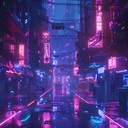 synthwave track merging nostalgic synth melodies with driving beats.