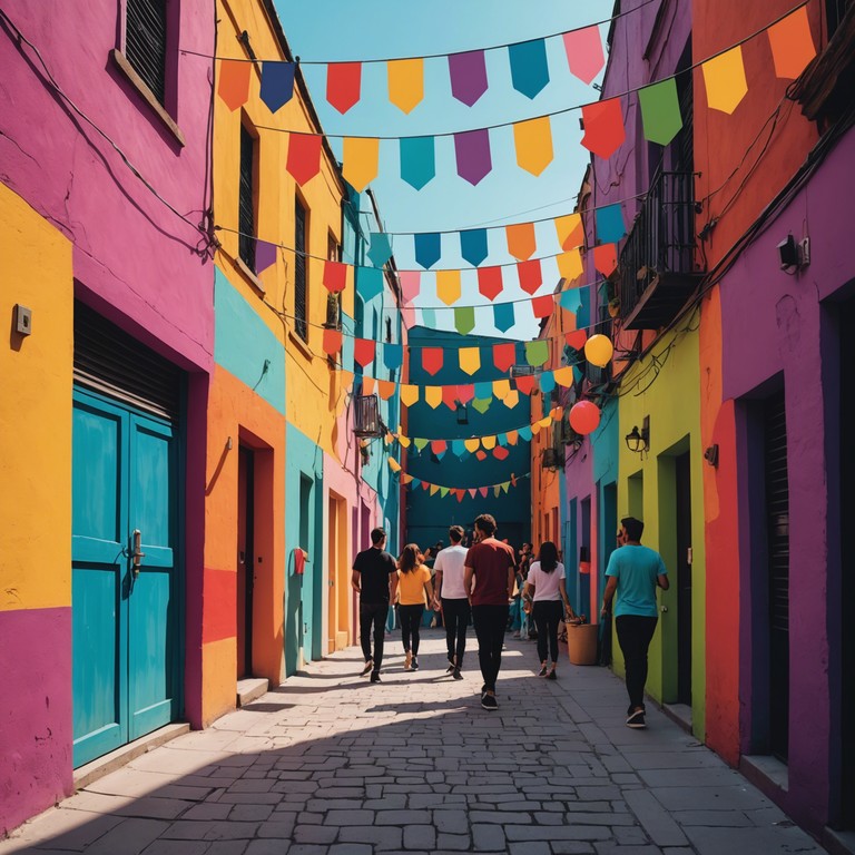 Imagine walking through a festive marketplace in an old jewish quarter, where musicians play clarinets and the air buzzes with excitement and echoes of laughter. This song would be the backdrop of joy, as the community gathers to celebrate their traditions and shared history.