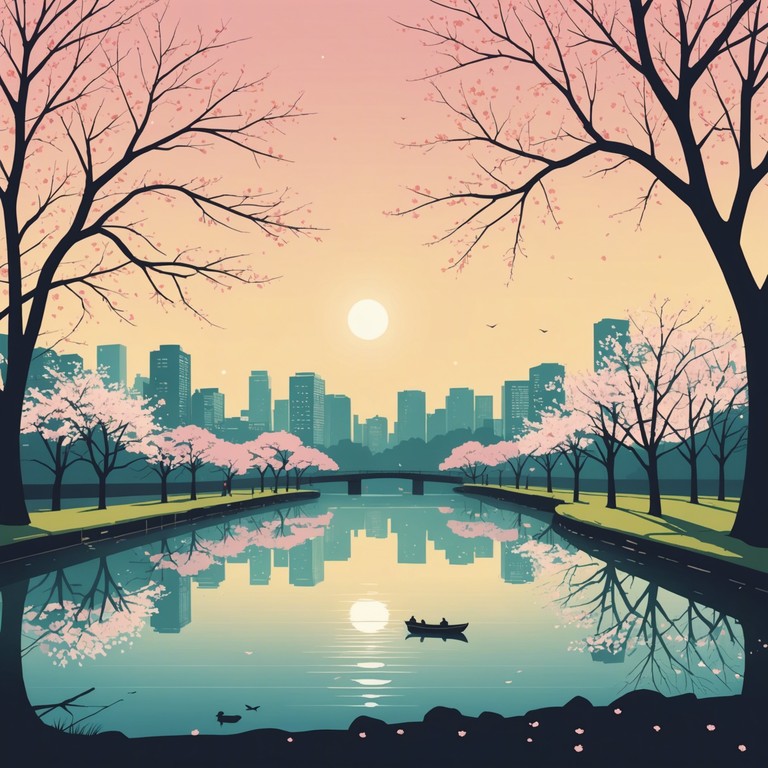 This composition mirrors the peaceful ambiance of daybreak amidst the cherry blossoms in japan, with the soft flute melodies guiding the listener into a state of calm and hopeful reflection, perfect for a serene morning meditation.