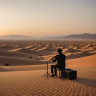 a haunting solo flute journey in the sahara