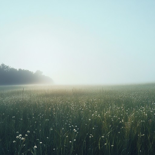 An enchanting instrumental journey blending natural sounds with ethereal melodies, conjuring the ambiance of an otherworldly meadow. Acoustic folk instruments weave dreamy layers, heightened by unexpected, whimsical elements.