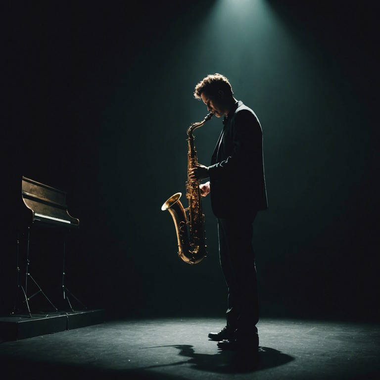 This composition embodies the raw and unfiltered energy of jazz, harnessing the wild intensity of aggressive improvisation and audacious rhythms. Centered around the saxophone's bold tones, the piece navigates complex harmonic terrain, creating a fiercely vibrant atmosphere that stirs the spirit of its listeners.