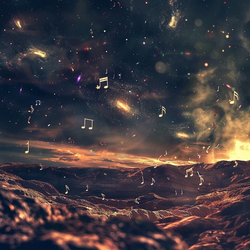 Immerse in a tranquil cosmic ambiance where funky grooves mesh seamlessly with ambient layers. Pulsating yet calm, it's a journey through spacey soundscapes and funky rhythms, designed to evoke a sense of cosmic wonder and serene peace.