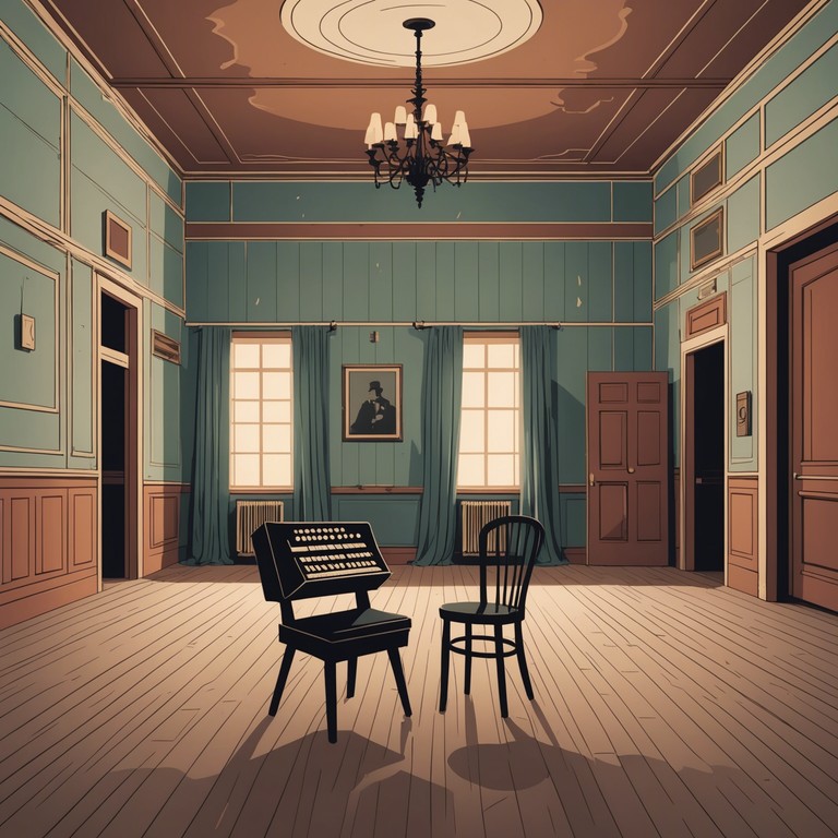 This piece invites the listener into a world where traditional polka rhythms meld with the somber tales of forgotten eras, capturing a profound emotional journey through slow tempo, melancholic melodies played on a classic accordion. The quiet, contemplative mood evokes images of a dance hall long since closed, where shadows of dancers linger.