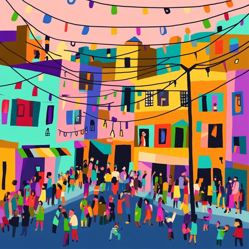 A lively and vibrant instrumental piece that captures the essence of a summer block party with rhythmic patterns, groovy bass lines, and upbeat brass sections. Designed to uplift and energize, this track encapsulates the celebratory spirit and joy of community gatherings.