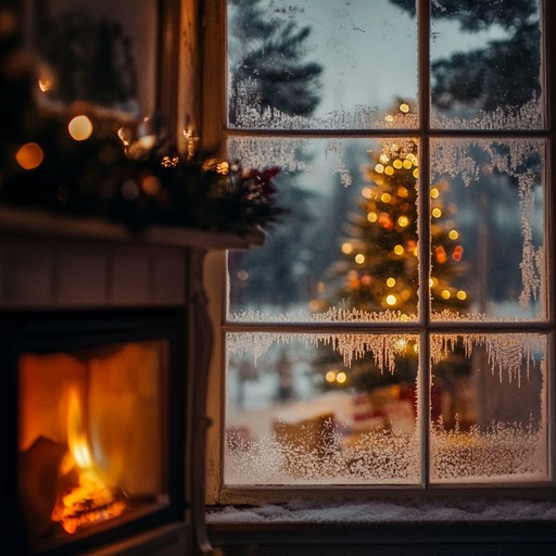 A soft piano composition that enhances the peaceful and contemplative mood of a winter evening, providing a soothing backdrop to the festive christmas spirit.