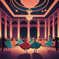 a delightful, quick paced, playful waltz tune