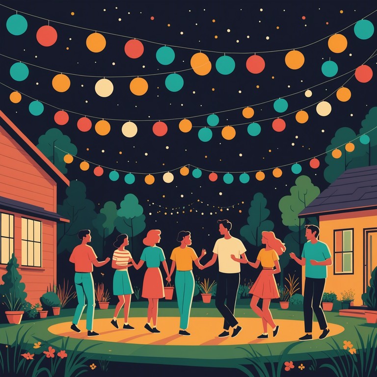 Imagine yourself at a vibrant beach party or a backyard bbq with friends, where the music adds a pulse to the scene, enhancing every smile and step on the dance floor. This track rolls out a carpet of sounds that blends retro swing elements with modern pop dance music.