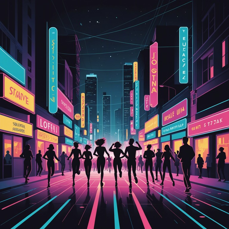 Imagine a scene filled with neon lights, bustling crowds, and the pulsating rhythm of the city as night falls. This funky track combines lively brass sections with groovy bass lines to keep everyone on the dance floor moving. Perfect for a night out or an energetic workout session.