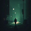 brooding instrumental with retro synths evoking nighttime solitude