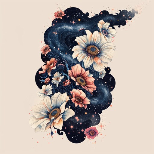 This instrumental leads listeners through a magical journey of swirling cosmic and floral harmonies. Sitara's melodious experiments create an exciting, enchanting, and euphoric atmosphere.