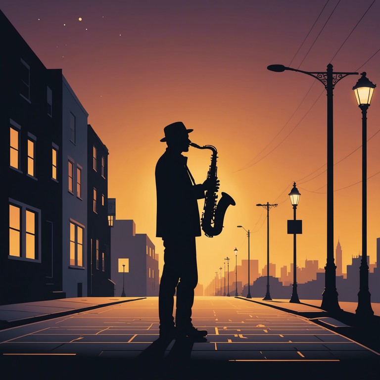 Immersed in the twilight of remembrance, this composition delves deep into the soul's corridors, where echoes of past love are wrapped in the velvet sounds of jazz. The saxophone breathes life into each chord, painting a sonic picture that's as heartwarming as it is heart wrenching.