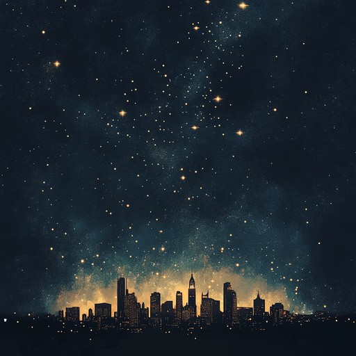 Immerse yourself in a serene, urban night time atmosphere, as smooth hip hop beats blend seamlessly with ethereal synths and gentle melodies. The soundscape evokes the tranquil mood of a city under the stars, perfect for relaxation or introspection.