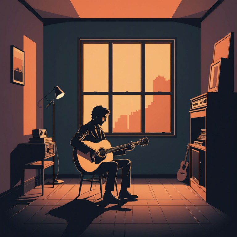 This track features a raw and emotional sound that dives deep into themes of solitude and heartbreak, resonating particularly with those who appreciate the intensity of emo music. The instrumental uses a minimalist electric guitar to convey a sense of deep introspection and emotional complexity, making it a poignant representation of loneliness and yearning.