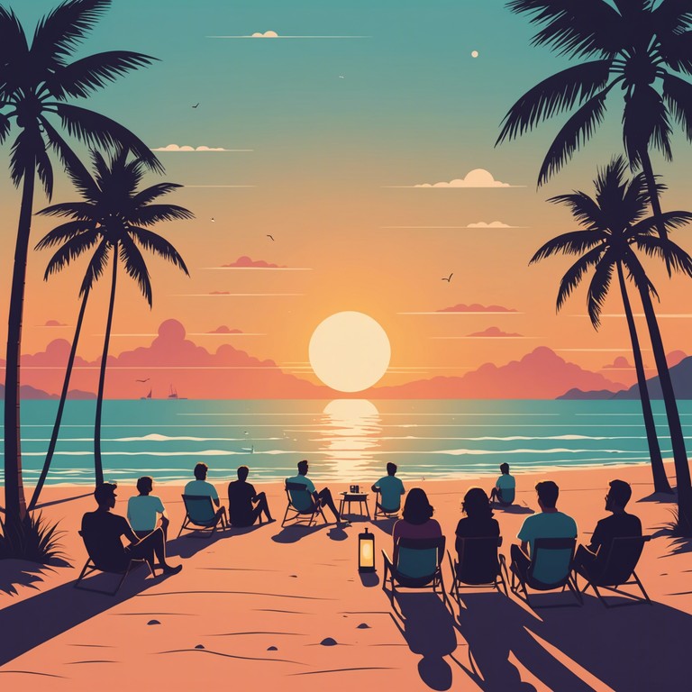 Imagine a song that captures the spirit of summer with breezy melodies and infectious rhythms, perfect for beach parties or simply lounging by the sea.