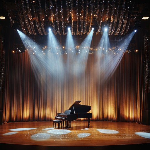 This instrumental piece evokes the feeling of a triumphant moment under the bright lights of a lively cabaret. The music combines energetic piano melodies with the classic charm of cabaret style, leading listeners through a journey of success and celebration on the grand stage.