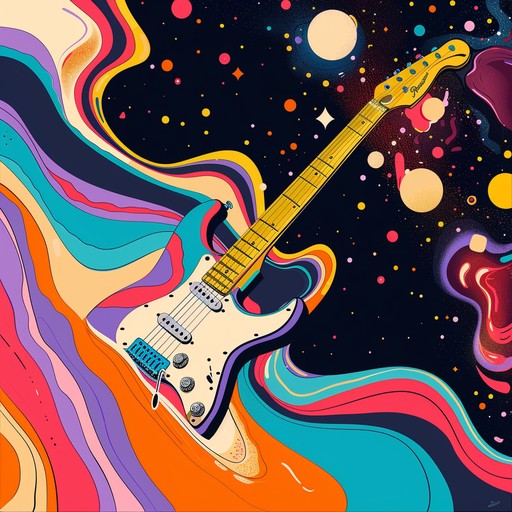 Traverse through the cosmos with this sophisticated psychedelic rock piece. Electric guitars weave through intricate layers of synths and effects, crafting a majestic soundscape. Embark on a surreal auditory journey filled with awe inspiring and otherworldly elements.