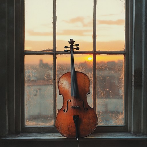 A sorrowful instrumental waltz performed on solo cello, expressing deep yearning and nostalgia during the quiet moments of dusk.