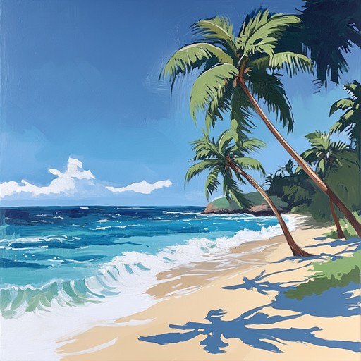 Capture the essence of a sunny tropical paradise with rhythmic steel drums and refreshing melodies that conjure images of palm trees and clear blue waters. This instrumental piece brings a jubilant and carefree vibe, perfect for any summer day.