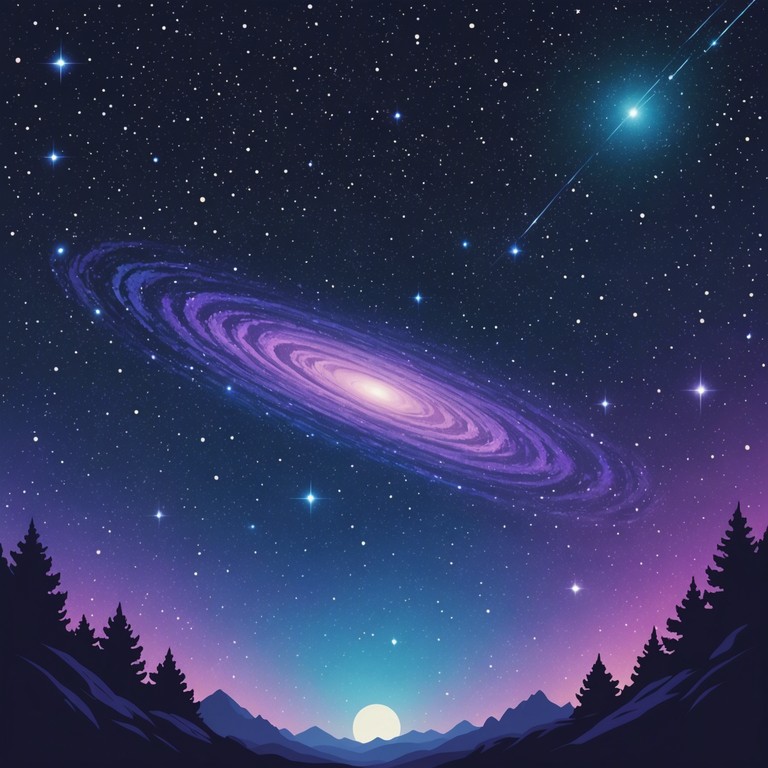 Imagine a musical journey that spans the cosmos, capturing the ethereal beauty of distant celestial movements and otherworldly phenomena. This track utilizes the lush timbres of a symphony to create a sweeping soundscape that feels both boundless and intensely personal.