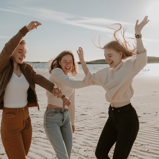 Let the vibrant and uplifting melodies of this joyful suomipop instrumental transport you to a sunny finnish summer. The bright guitar lines and energetic rhythms create a cheerful atmosphere, perfect for moments of joy, dance, and carefree fun