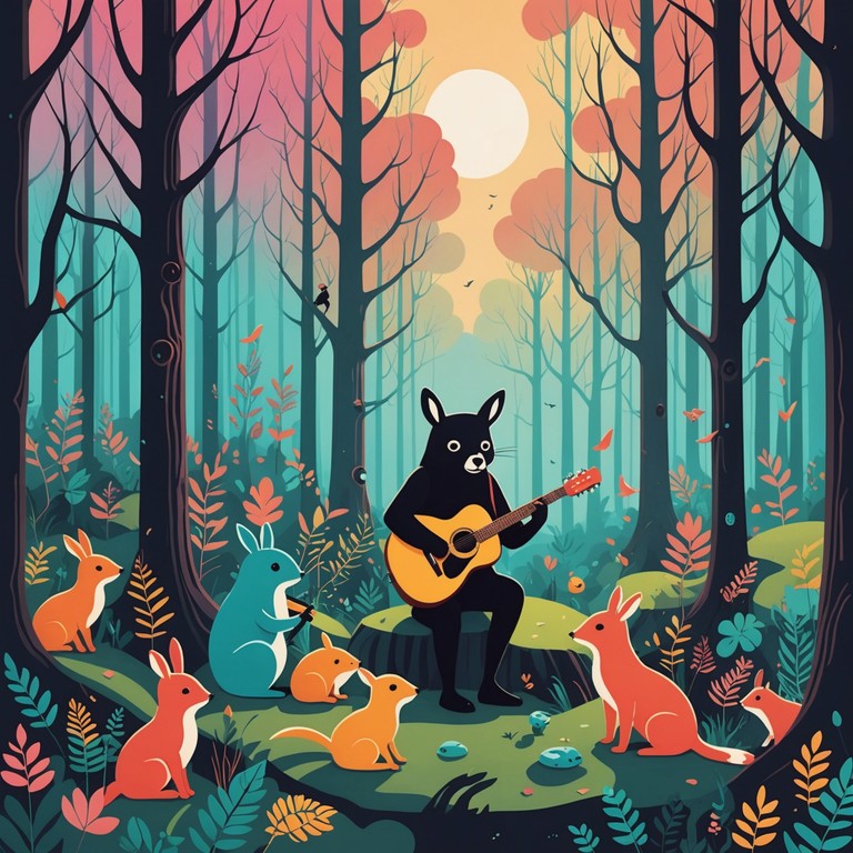 Combining the high energy, rhythmic beats of nu metal with whimsical undertones to create a unique and playful sound that defies the traditional heaviness of the genre. The composition includes a blend of mischievous melodies and chunky metal guitar riffs, perfect for infusing some lightheartedness into the intense world of nu metal.