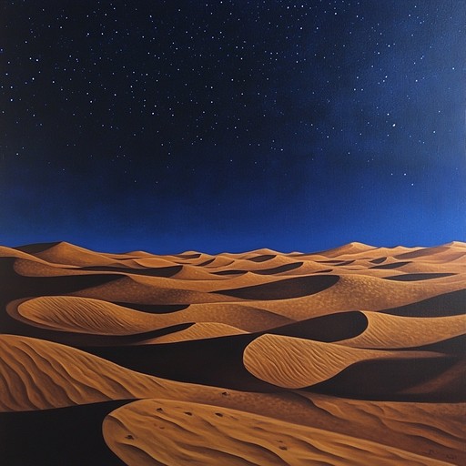 Capturing the deep spiritual connection with nature, this composition embodies the tranquil yet profound energy circulating through the air of the sahara. The guembri’s deep tones complement the serene atmosphere, enriching the listener's soul with its hypnotic resonance.