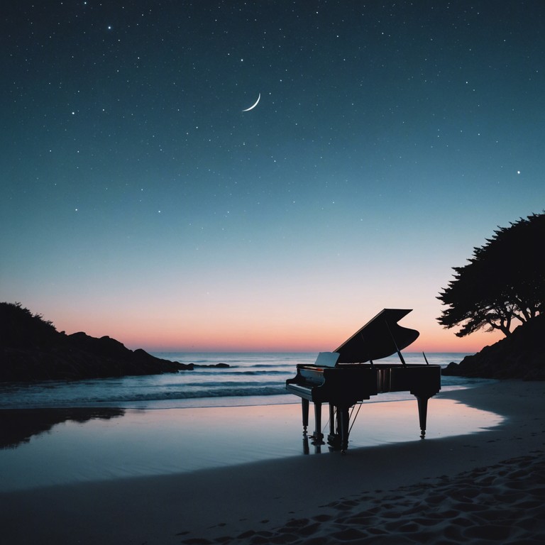 Enjoy a soft salsa tune perfect for an evening of relaxation. Seaside salsa serenity incorporates subtle piano melodies under a layer of ambient sounds, capturing the essence of a peaceful evening by the shore.