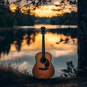 soft guitar melody reflecting on a tranquil afternoon