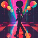 upbeat disco instrumental with a funky groove