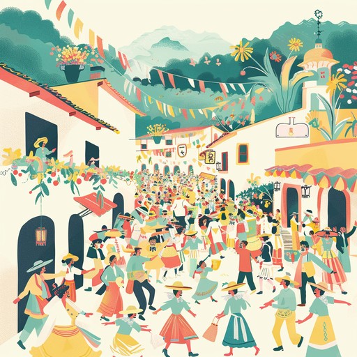 A vibrant instrumental track capturing the essence of a sunny day parade with playful accordion rhythms, lively tempos, and infectious melodies that evoke feelings of happiness and celebration.