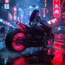 a dark and gritty journey through a neon-lit cityscape