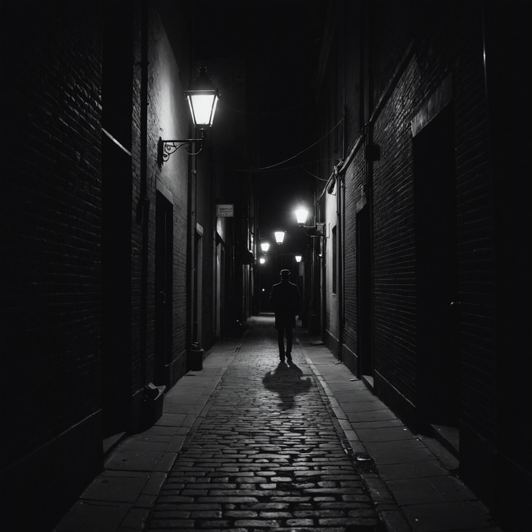 A jazz composition that blends the enigmatic sounds of night with a thrilling sense of unpredictability. This track uses complex chords and sudden tempo changes to capture the essence of a midnight adventure through shadowy urban landscapes. It evokes the feeling of wandering in a noir film where each shadow could tell a different story