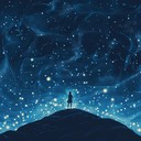 a dreamy instrumental evoking ethereal anime landscapes under starlit skies