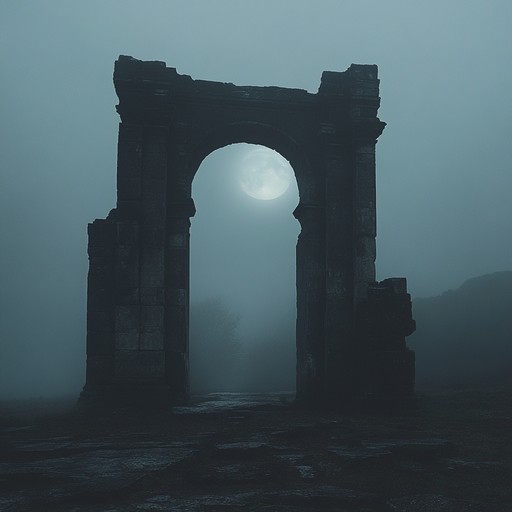 Dive deep into the hauntingly beautiful realm of mysterious echoes and shadowy chords. This instrumental piece thrives in the eerie and melancholic soundscape, bringing forth images of ancient ruins and forgotten lore. Ethereal synth pads lead the composition, blending seamlessly with ghostly whispers and dark, pulsating basslines for a chilling experience